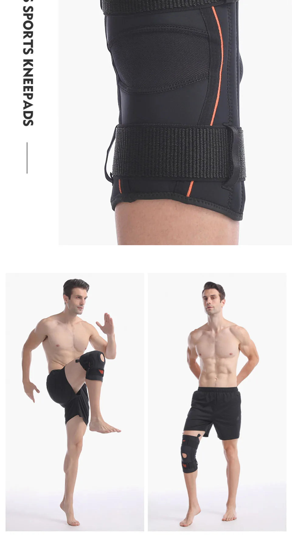 Joelheira de Suporte com Estabilizadores